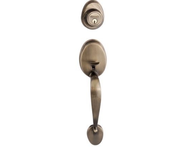 Picture of Ezset Antique Brass Single Handleset EZ400MA/BAUS5