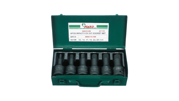 Picture of Hans Impact Hexagon Bit Socket Set 6 Pcs. - Metric Size