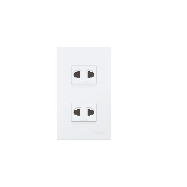 2 Gang Universal Outlet Set  