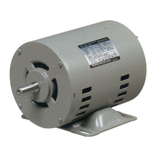 Picture of HITACHI Induction Motor Single Phase 4-Pole 1750RPM EFOUKT-1/4