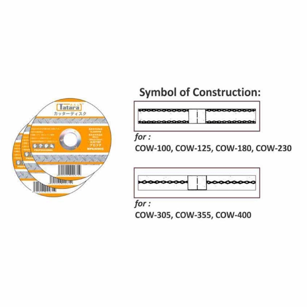 Picture of Flat Cut-Off Wheel For Metal Type 41 COW-100