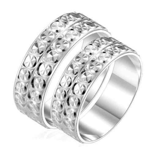 Picture of 925 Silver, Couple Ring- CS-027