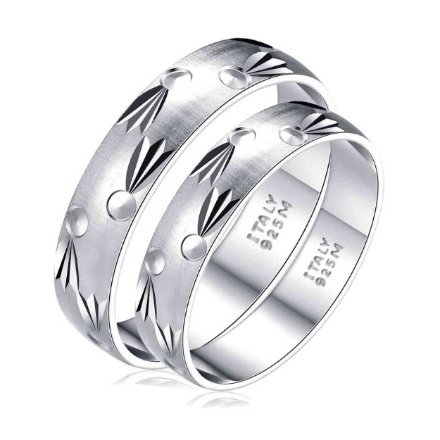 Picture of 925 Silver, Couple Ring- CS-046