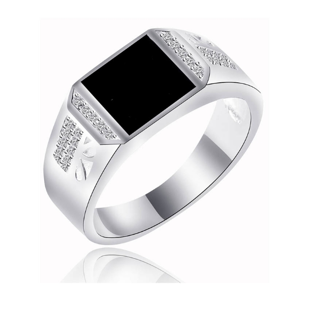 Picture of 925 Silver Jewelry,Mens Ring- SR-386