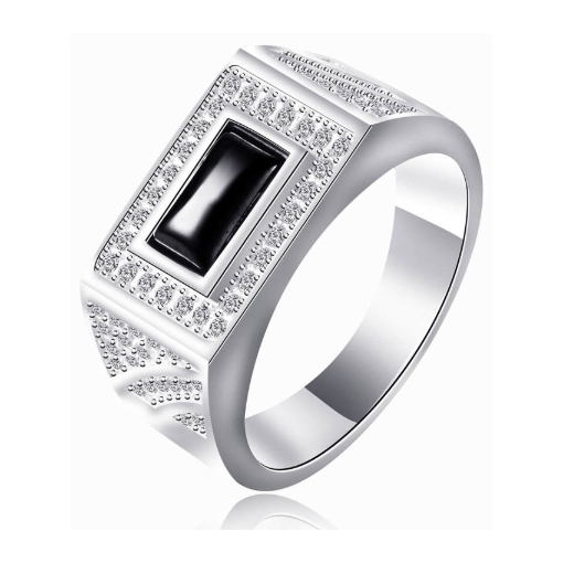 Picture of 925 Silver Jewelry,Mens Ring- SR-432