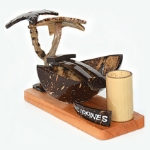 Picture of Coco Pen Holder with Boat- 0072-0257