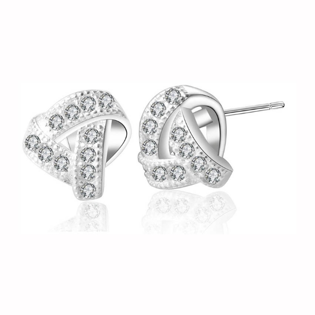 Picture of 925 Silver Jewelry,Stud Earrings- ER-061