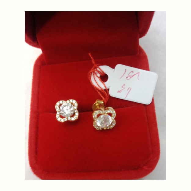 Picture of 18K - Saudi Gold Earrings 2.7g- SE27G