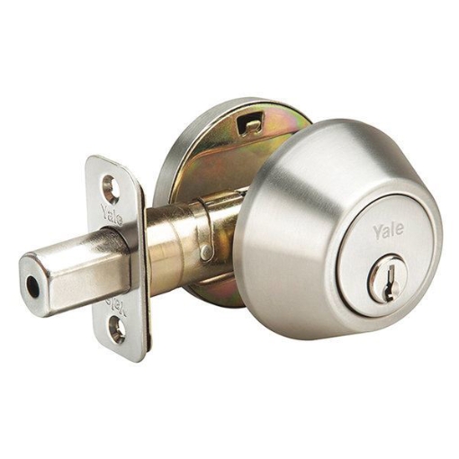 Picture of Yale Deadbolt- Single Cylinder Evoke Series Dimple Key, Satin Chrome -YLHDB2EV13RSCDK