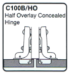 Picture of Self-Closing Cabinet Hinge C100A/FO