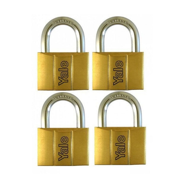 Picture of Brass Padlocks Key Alike 4 Pieces, Multi-Pack V140.40KA4