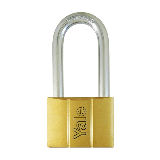 Picture of YALE V140.60LS64, Long Shackle Brass Padlock 60mm, V14060LS64