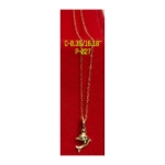 Picture of 18K Saudi Gold Necklace with Pendant, Chain 10.3g, Pendant 8.2g, Size 26", 2805NG