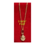 Picture of 18K Saudi Gold Necklace with Pendant, Chain 0.9g, Pendant 0.44g, Size 16", 2805NFBBH