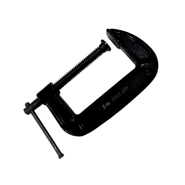 Picture of S-Ks Tools USA Series Heavy Duty Steel C-Clamp (Black), CT-301