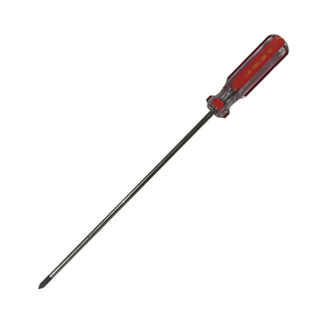 Picture of S-Ks Tools USA Philip Screwdriver (Red/Silver) Round CRV Magnetic Tip-Price per Dozen, No. 102 -3/16"