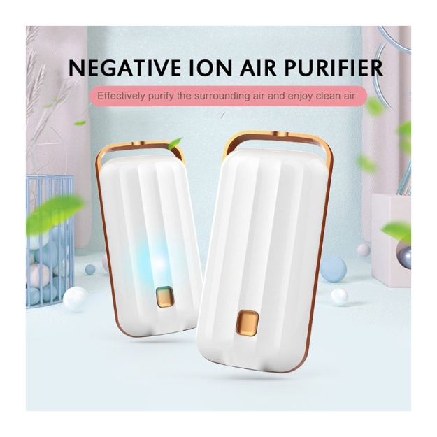 Picture of Anion Air Purifier Necklace Portable, Air Purifier Small Neck, Air Purifier Prevent PM2.5 Formaldehyde Necklace, UE04AIRF2