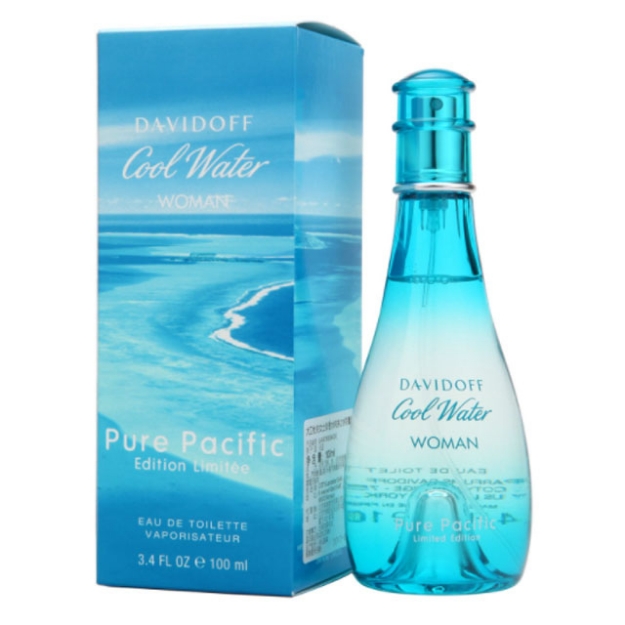 Picture of Davidoff Cool Water Pure Pacific Women Authentic Perfume 100 ml, DAVIDOFFCOOLWATER