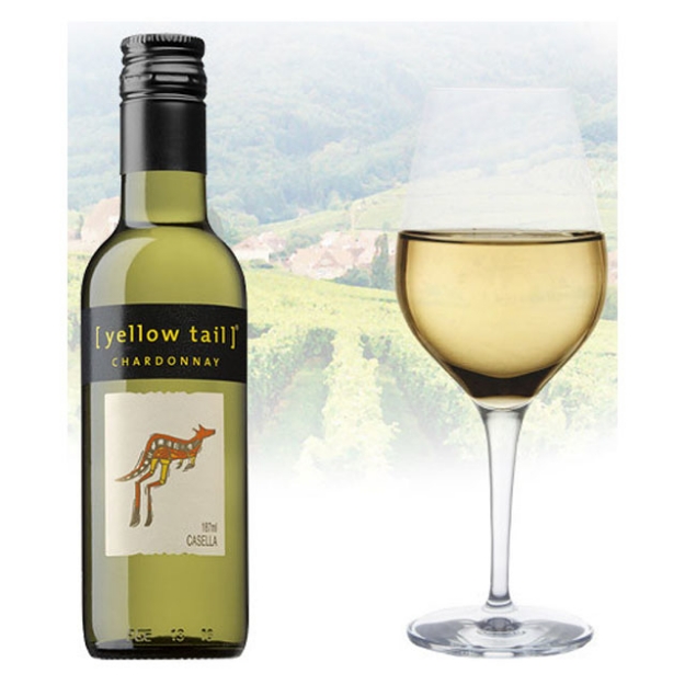 Picture of Yellow Tail Chardonnay Australian Wine 187ml Miniature, YELLOWTAILCHARDONNAY