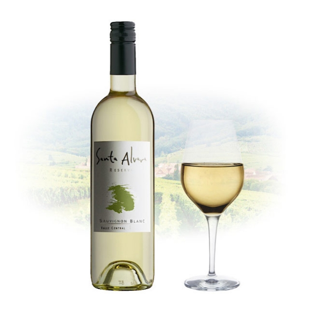 Picture of Santa Alvara Reserva Sauvignon Blanc Chilean White Wine 750 ml, SANTAALVARASAUVIGNON