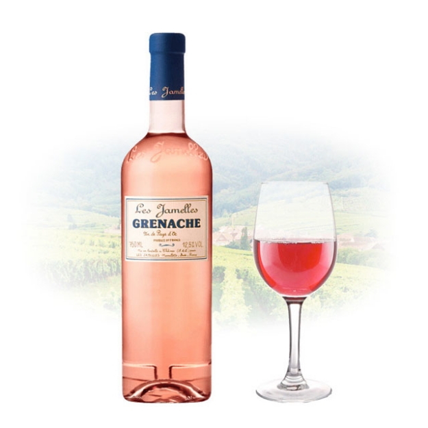 Picture of Les Jamelles Grenache Rose French Pink Wine 750 ml, LESJAMELLESROSE