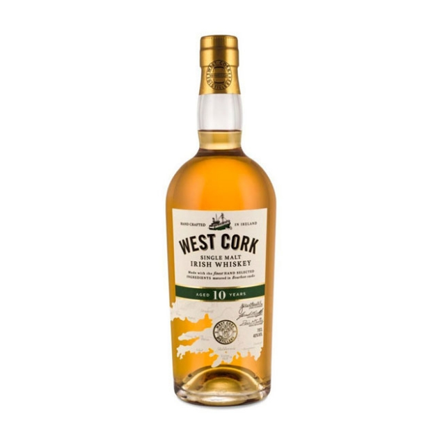 Picture of West Cork 10 Year Old Single Malt Whisky 700 ml, WESTCORK10