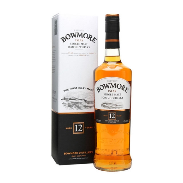 Picture of Bowmore 12 Year Old Single Malt Scotch Whisky 700 ml, BOWMORE12