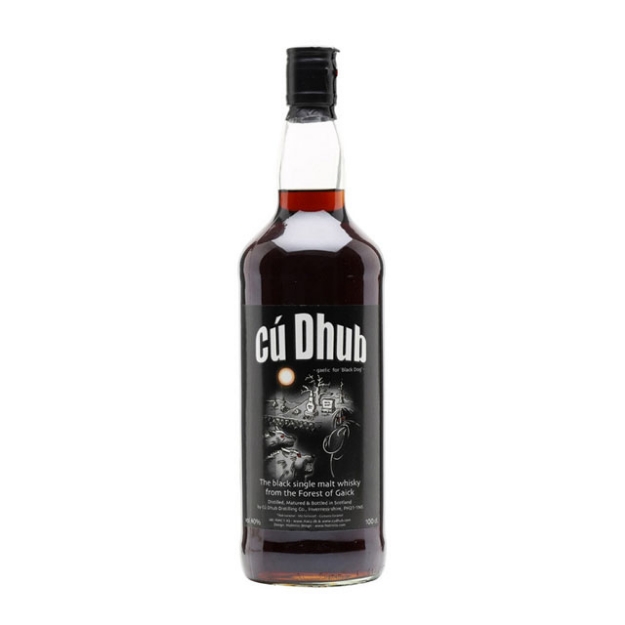 Picture of Cu Dhub Black Whisky Single Malt Scotch Whisky 700 ml, CUDHUBBLACK