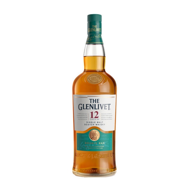 Picture of The Glenlivet 12 Year Old Single Malt Scotch Whisky 1L, THEGLENLIVET12-1L