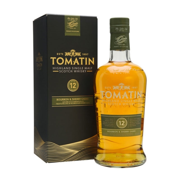 Picture of Tomatin 12 Year Old Single Malt Scotch Whisky 700 ml, TOMATIN12