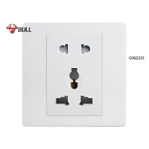 Picture of Bull 2 Gang Universal Outlet Set (White), G06Z225