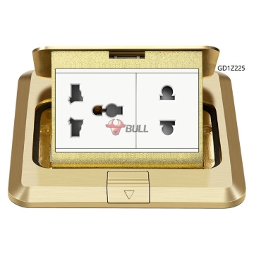 Picture of Bull Floor Outlet Universal Socket (White), GD1Z225