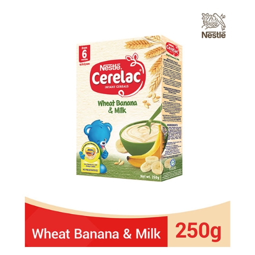 Picture of Nestle Cerelac Wheat Banana and Milk 250g, CER07