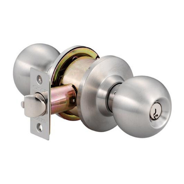 Picture of Ezset Knobset Entrance Bala Satin Stainless Steel Grade 3, EZ100CBAUS32D