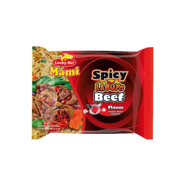 Picture of Lucky Me Instant Noodle Spicy 50g (Spicy Beef, Spicy Chicken, Spicy Pork), LUC04