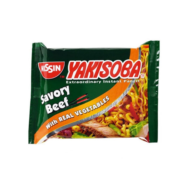 Picture of Nissin Yakisoba 59g ( Savory Beef, Spicy Calamansi, Spicy Chicken), NIS101