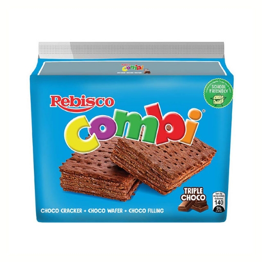 Picture of Rebisco Combi Triple Choco 30g 10 packs, REB99