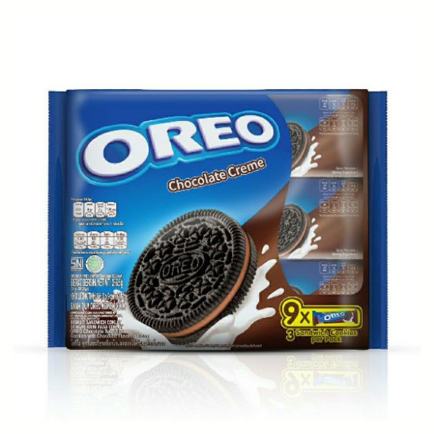 Picture of Oreo Sandwich Cookie Chocolate 28.5g 9 packs, ORE07