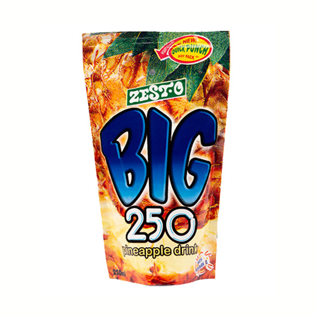 Zesto Big 250 Juice Apple Grapes Guyabano Mango Orange Pineapple 250 Ml Big16