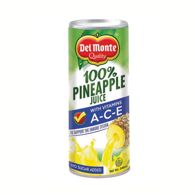 Picture of Del Monte Juice Pineapple with Vitamin A-C-E 240 ml, DEL215