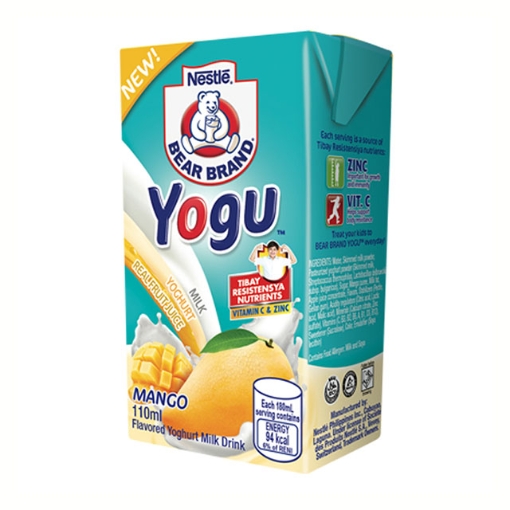 Picture of Nestle Bearbrand Yogu Mango 110 ml, BEA36