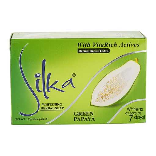 Picture of Silka Soap Papaya (Green) 135g, SIL61