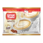 Picture of Great Taste 3-in-1 Twin Pack 50g 10 pcs (Brown Barako, White Caramel, White Chocolate, White Crema, White), GRE65