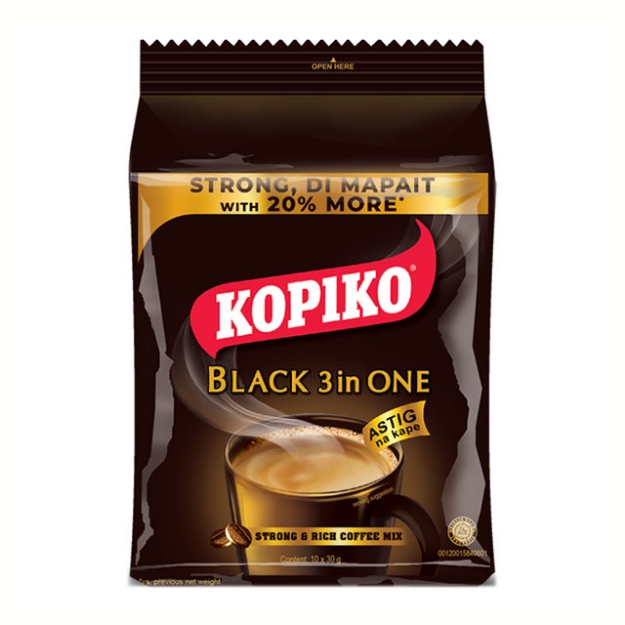 Picture of Kopiko Coffee Black Bag 30g 10 pcs, KOP24