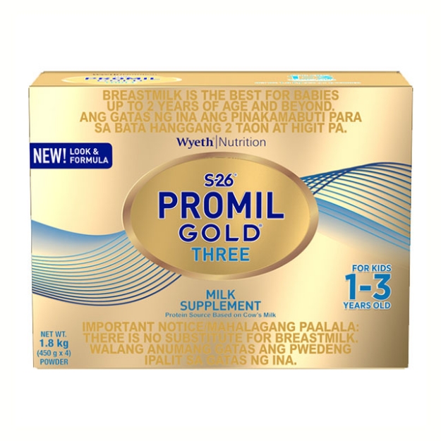 Picture of Wyeth S-26 Promil Gold Three Milk 1.8 kg, S2635