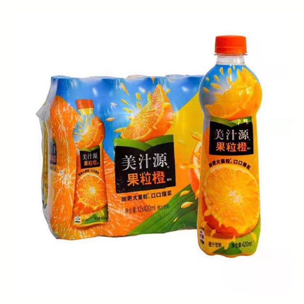 Picture of Minute Maid Fruit Orange 420ml 1 bottle, 1*12 bottle