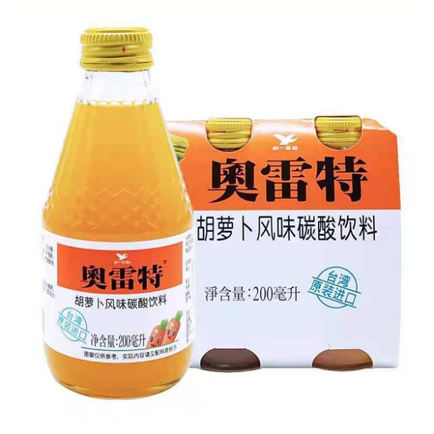 Picture of Olet Carbonated Drinks Carrot 200ml 1 bottle, 1*24 bottle