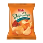 Picture of Oishi Potato Chips 60g (Plain Salted, French Onion, Sweet & Spicy), OIS100