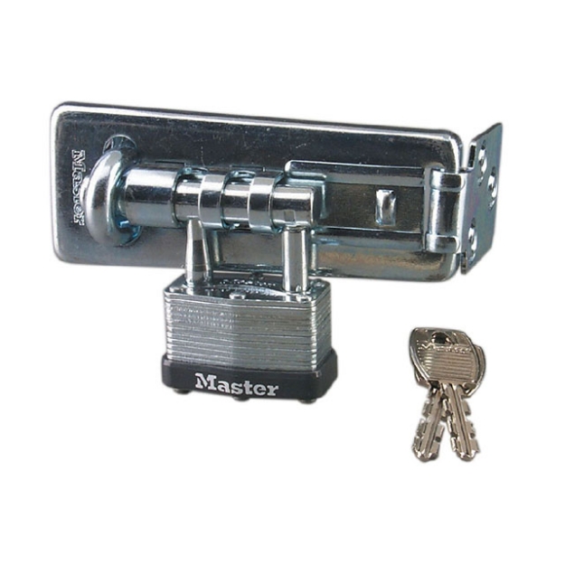 Picture of Master Lock 44MM with 11CM  Laminated Steel Hasp Padlock, MSP450D