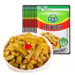 Picture of Jixiangju cowpea(Pickled Peppers Cowpeas，Red-oiled cowpea) 80g,1 pack, 1*50 pack